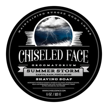 Summer Storm - Shaving Soap - Chiseled Face